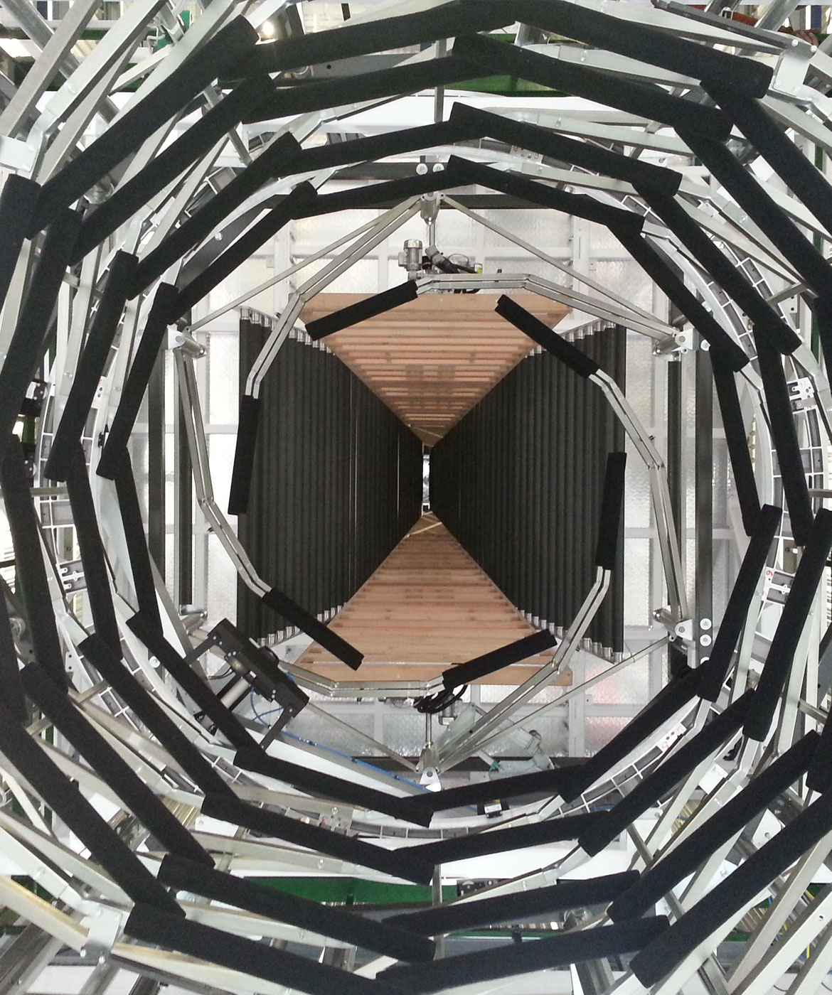 Blown film line installation 1